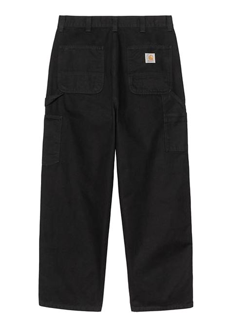pantaloni ig double knee pant uomo neri CARHARTT WIP | I03563889.06
